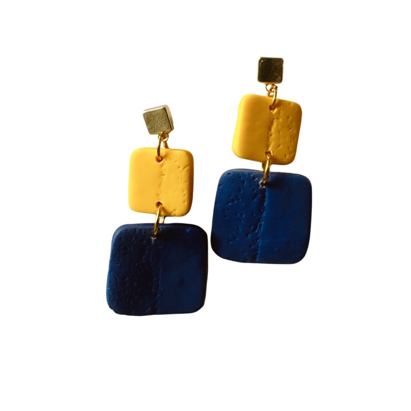 Sweet Tree Leah, handcrafted polymer clay earrings