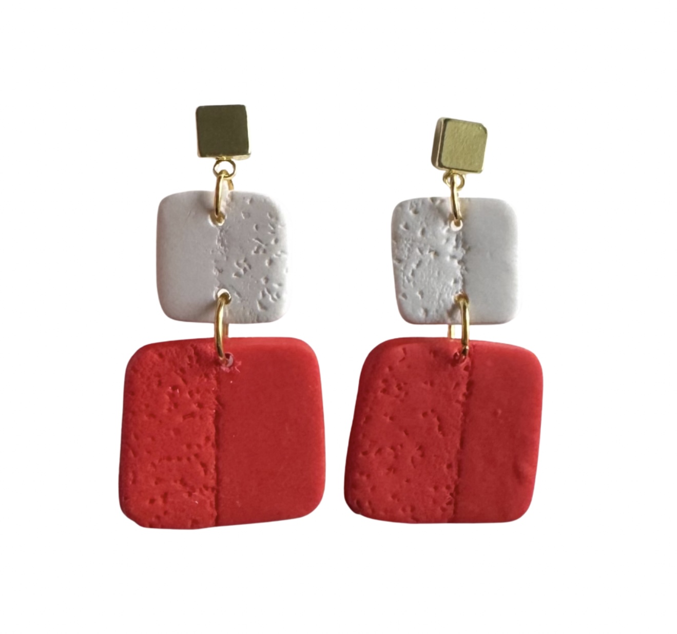 Sweet Tree Leah, handcrafted polymer clay earrings