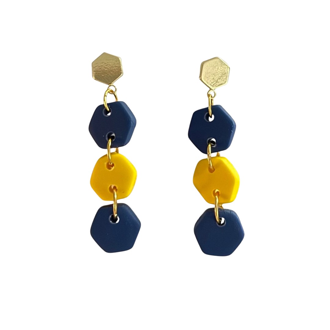 Sweet Tree Coco, handcrafted polymer clay earrings