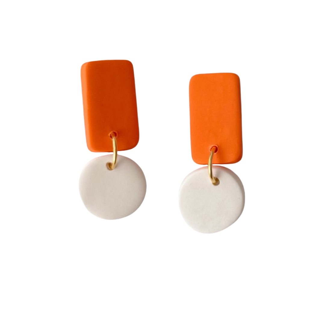 Sweet Tree Reign, handcrafted polymer clay earrings