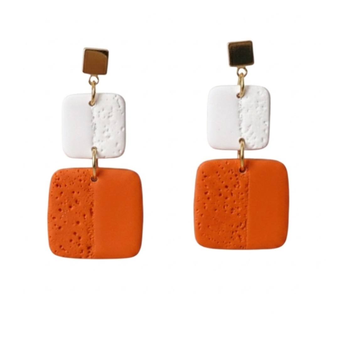 Sweet Tree Leah, handcrafted polymer clay earrings