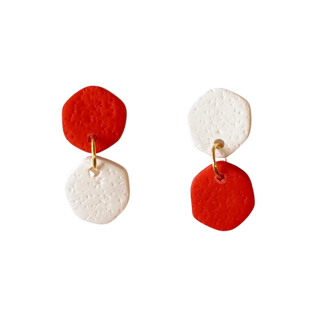 Sweet Tree Laine, handcrafted polymer clay earrings