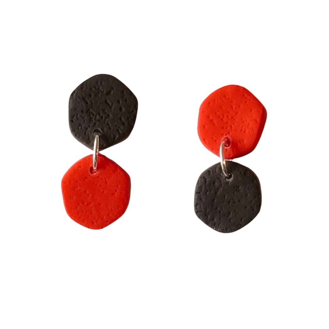 Sweet Tree Laine, handcrafted polymer clay earrings