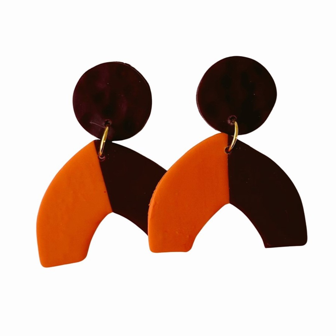 Sweet Tree Addyson, handcrafted polymer clay earrings
