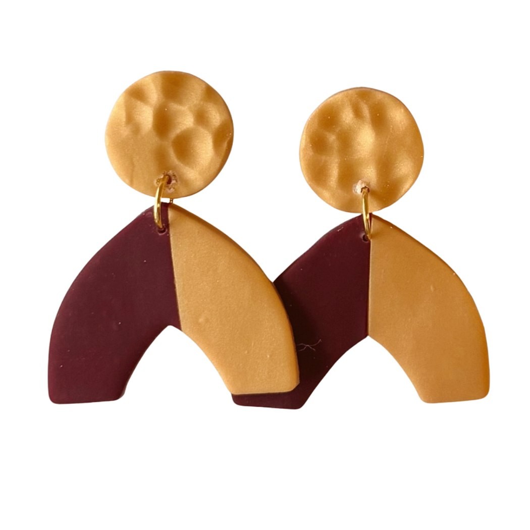 Sweet Tree Addyson, handcrafted polymer clay earrings