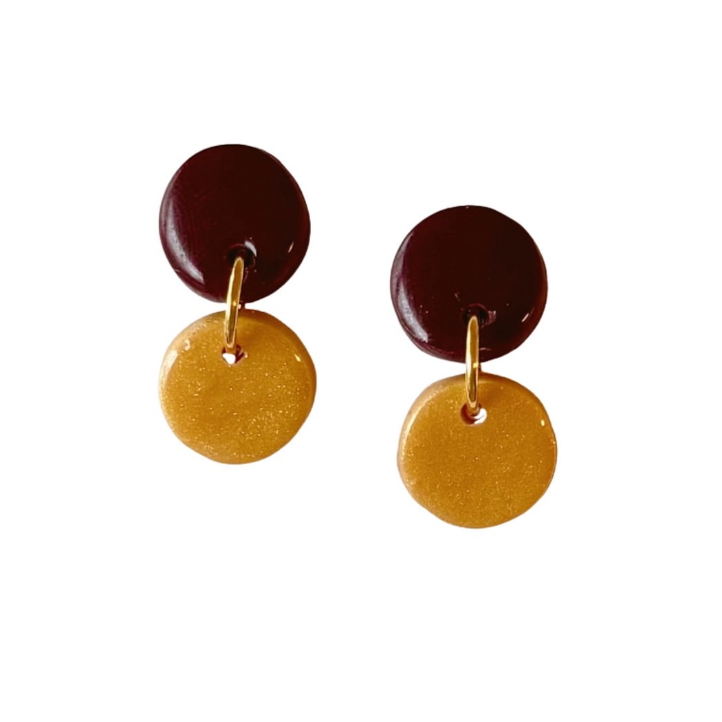 Sweet Tree Paiyton, handcrafted polymer clay earrings