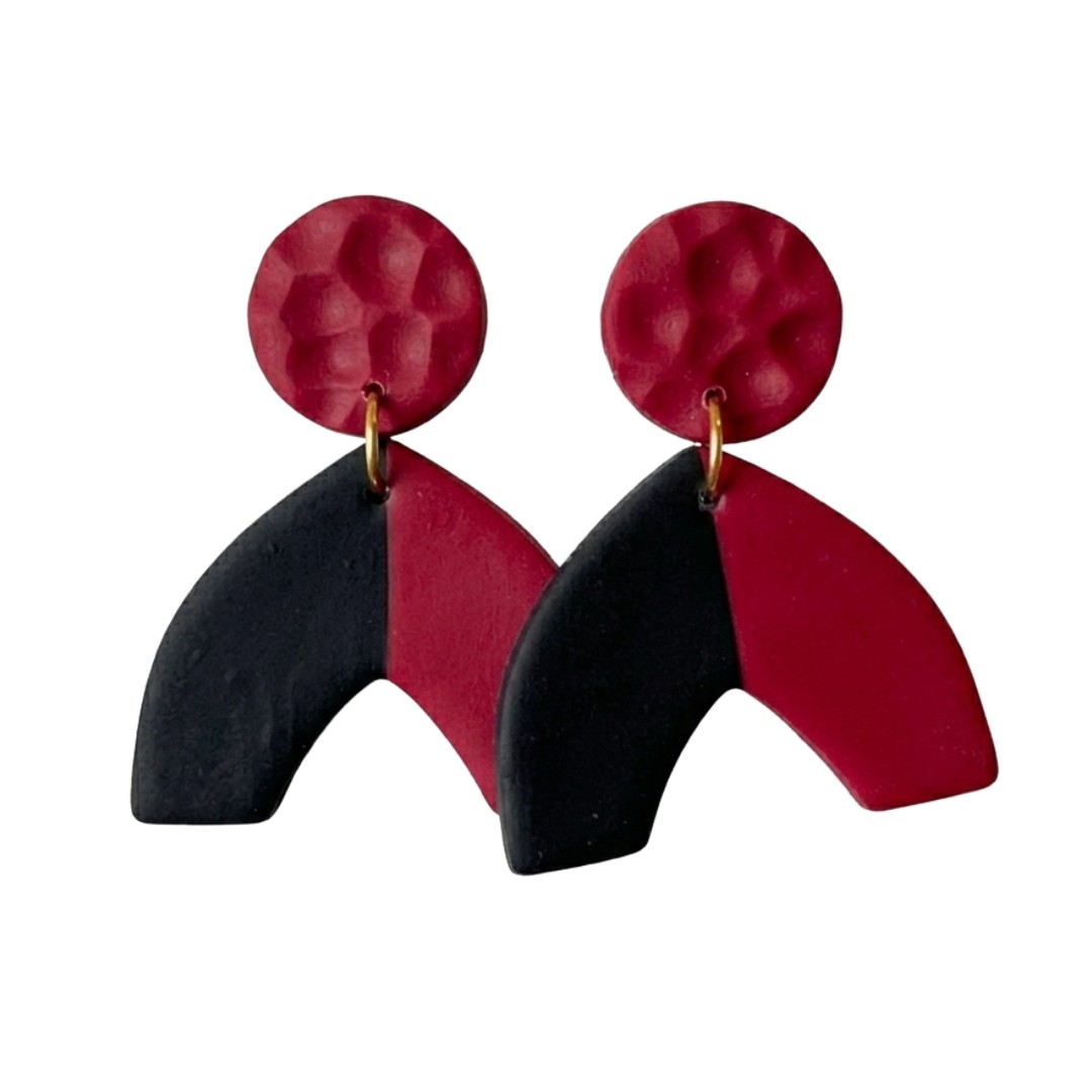 Sweet Tree Addyson, handcrafted polymer clay earrings