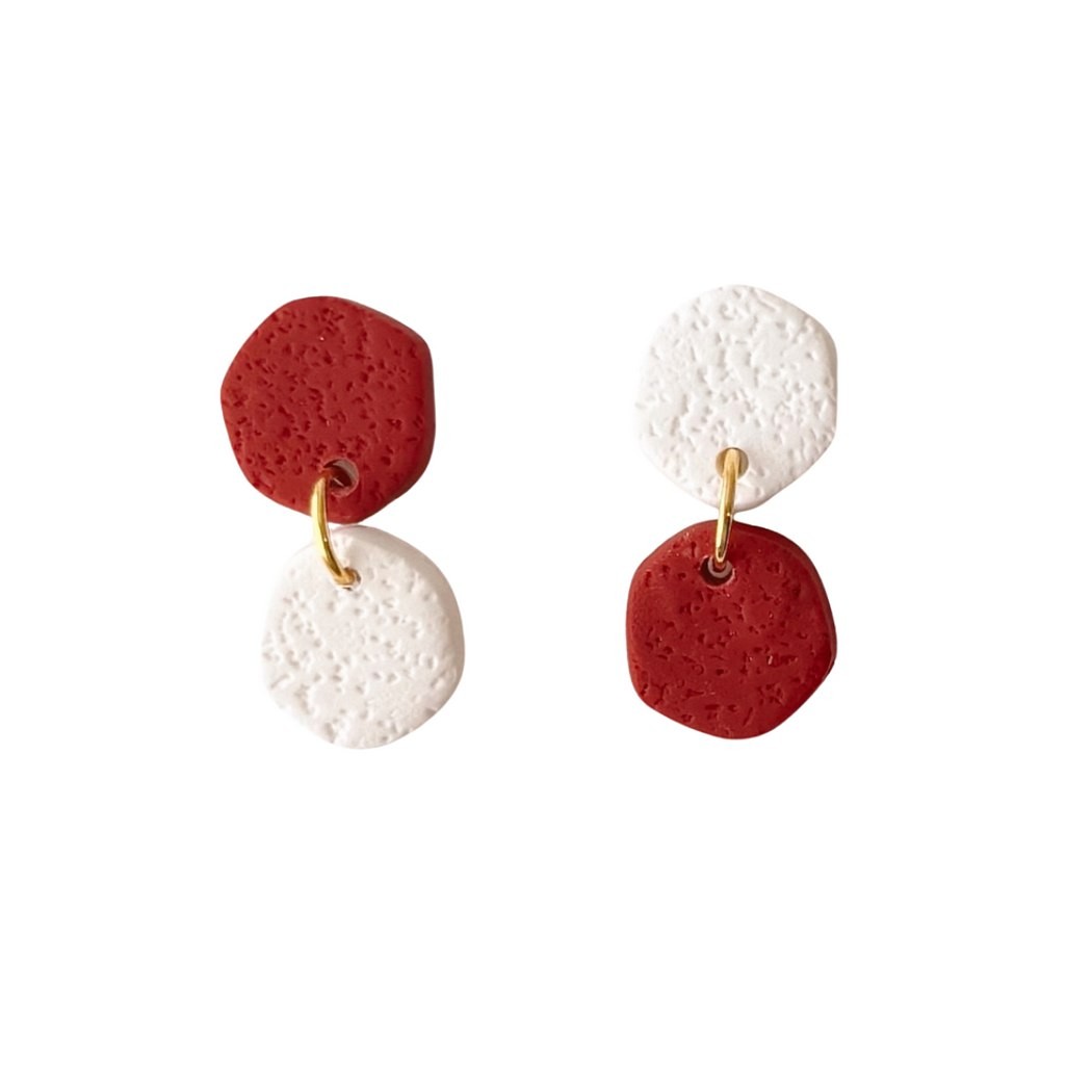 Sweet Tree Laine, handcrafted polymer clay earrings