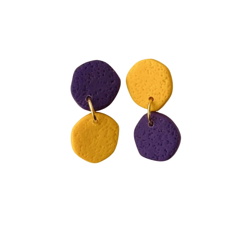 Sweet Tree Laine, handcrafted polymer clay earrings