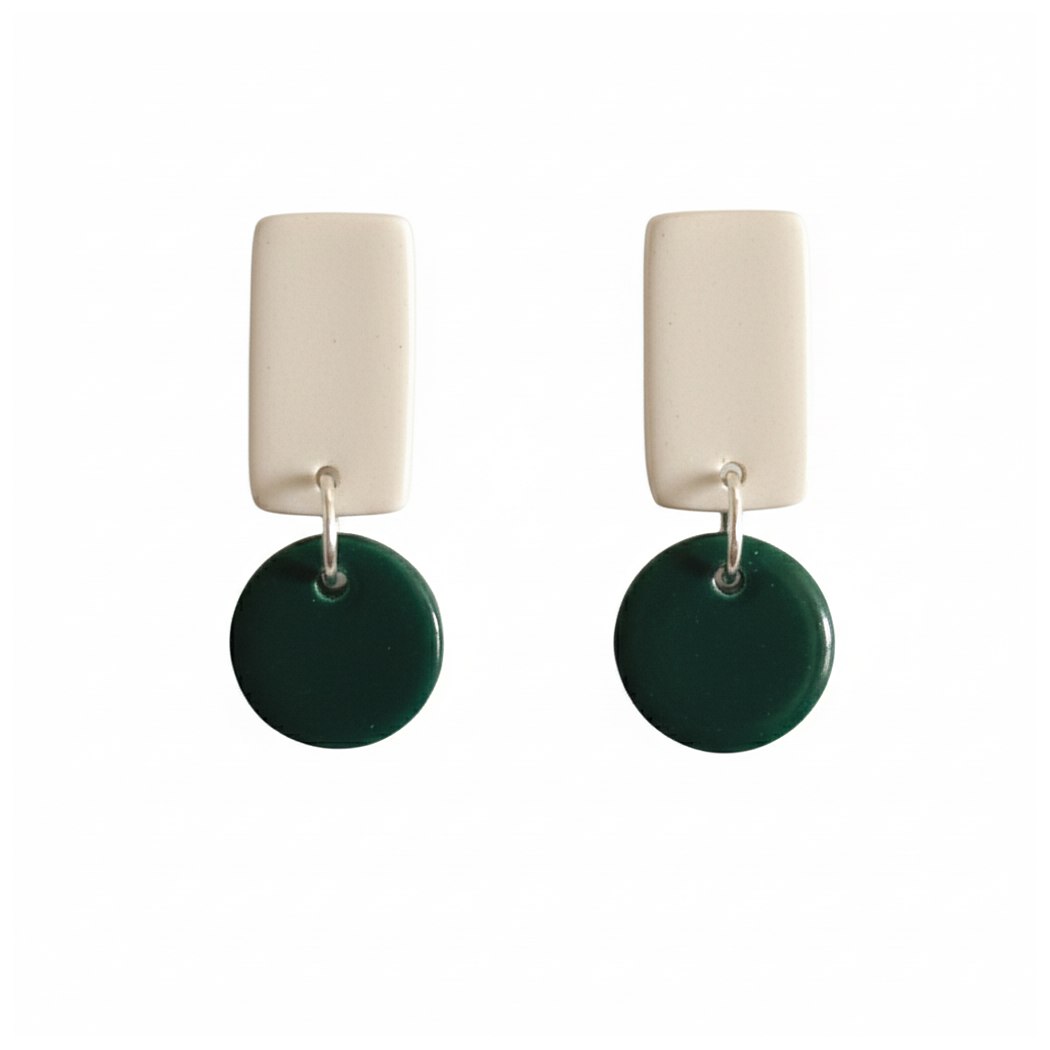 Sweet Tree Reign, handcrafted polymer clay earrings