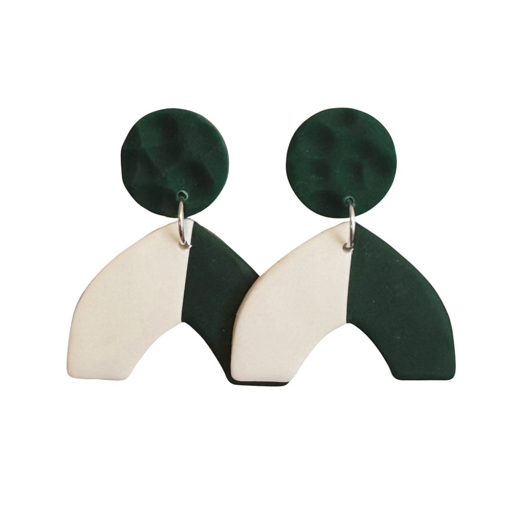 Sweet Tree Addyson, handcrafted polymer clay earrings
