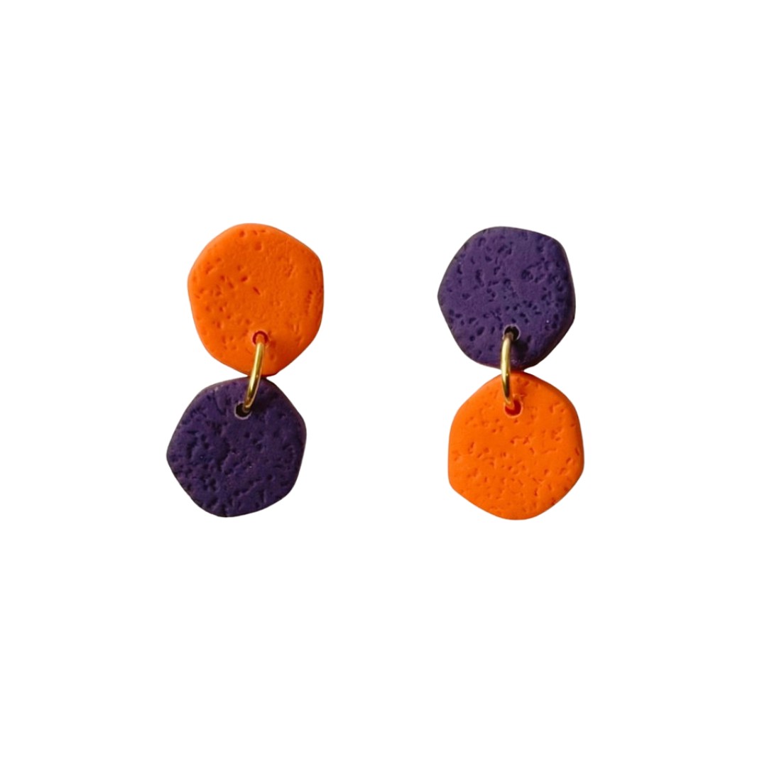 Sweet Tree Laine, handcrafted polymer clay earrings