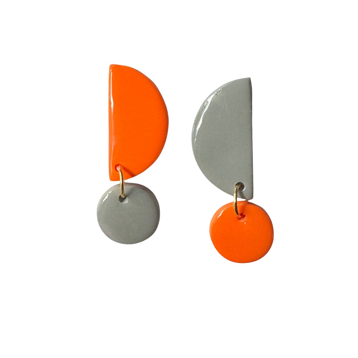 Sweet Tree Mae, handcrafted polymer clay earrings