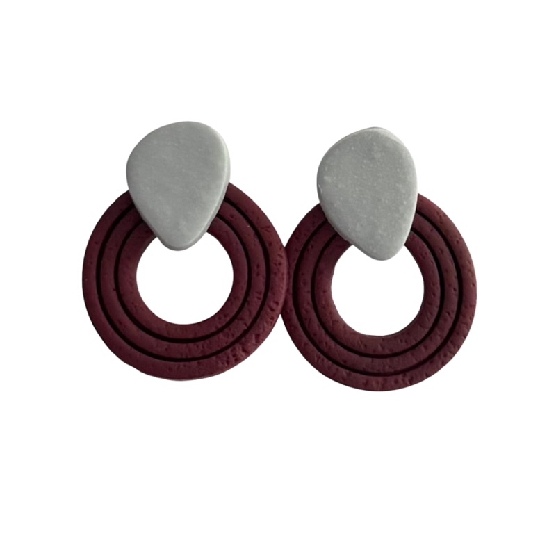 Sweet Tree Presley, handcrafted polymer clay earrings
