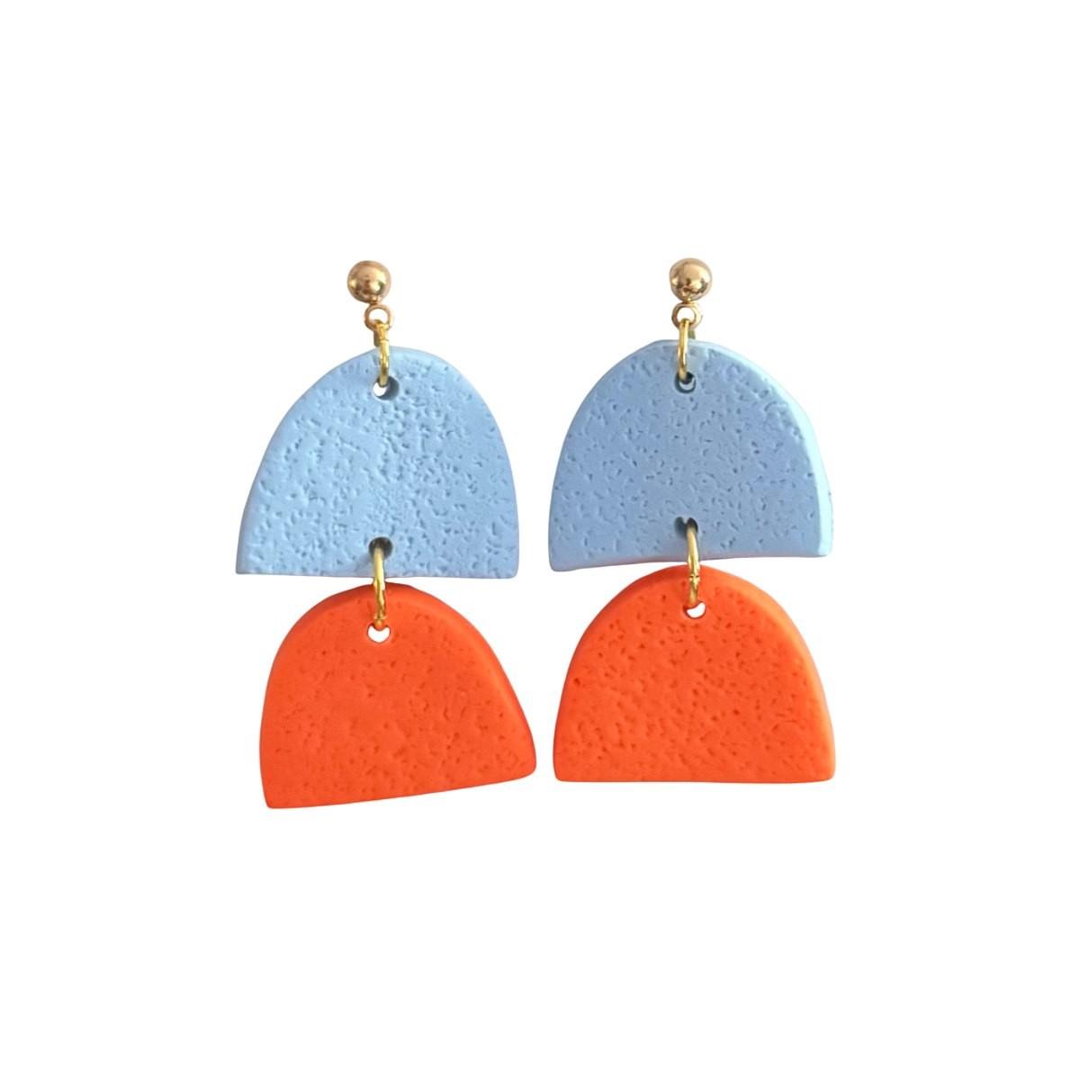 Sweet Tree Hazel, handcrafted polymer clay earrings