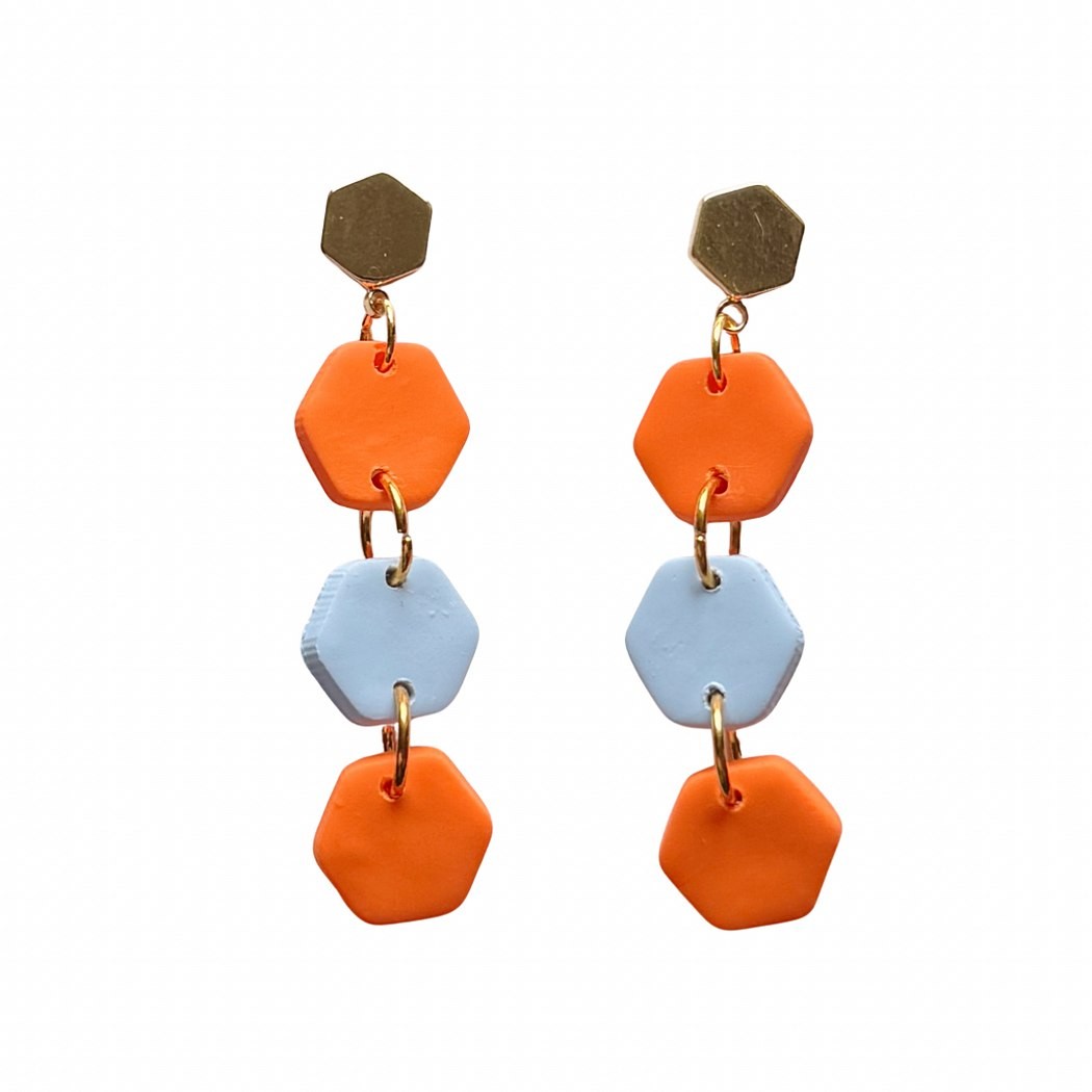 Sweet Tree Coco, handcrafted polymer clay earrings