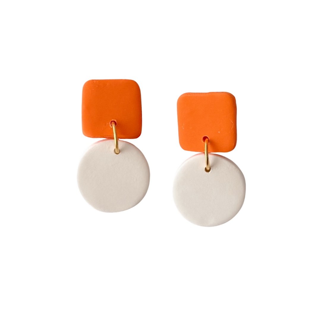 Sweet Tree Emelyn, handcrafted polymer clay earrings