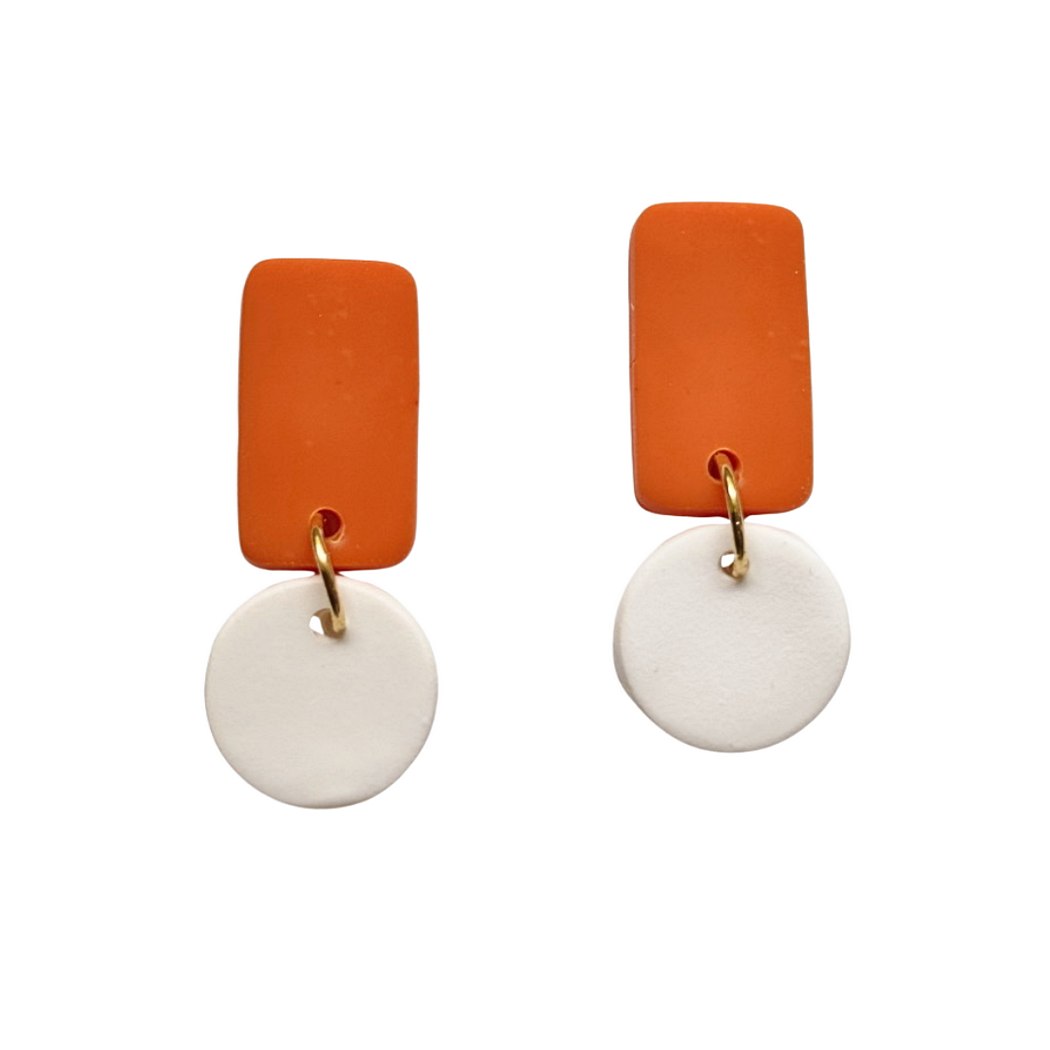 Sweet Tree Reign, handcrafted polymer clay earrings