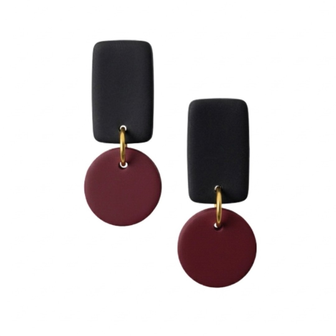 Sweet Tree Reign, handcrafted polymer clay earrings