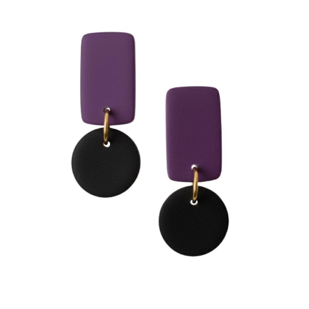 Sweet Tree Reign, handcrafted polymer clay earrings