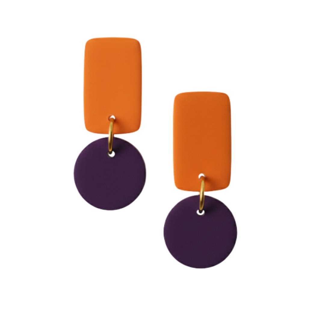 Sweet Tree Reign, handcrafted polymer clay earrings