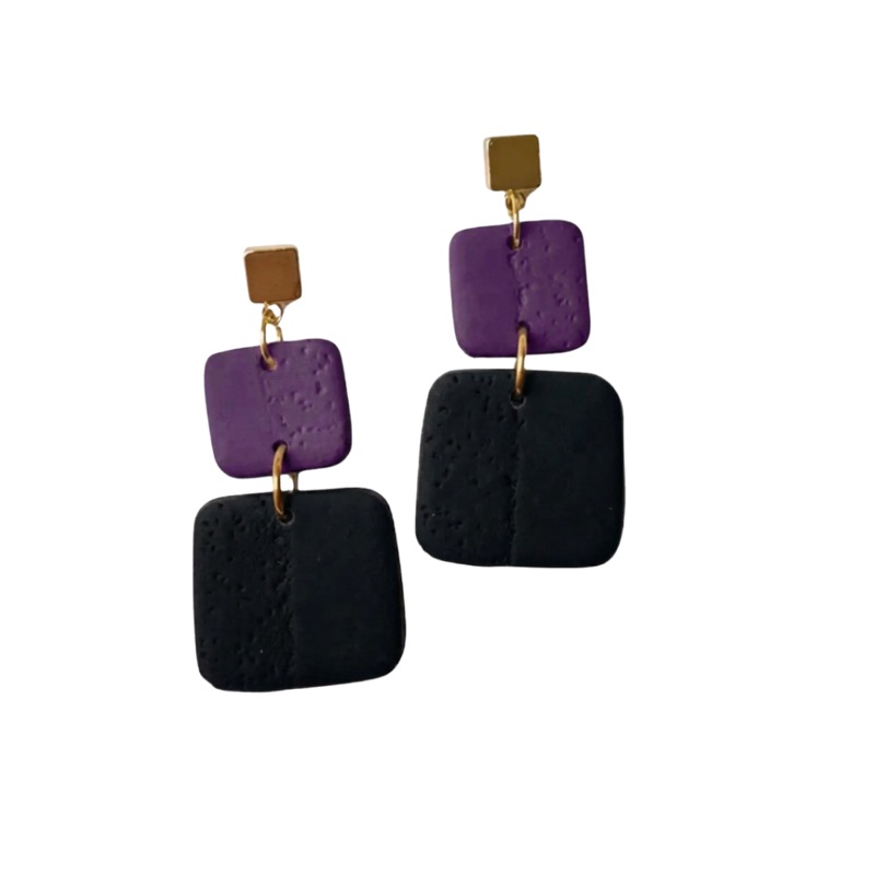 Sweet Tree Leah, handcrafted polymer clay earrings
