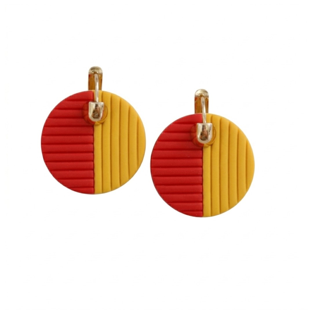 Sweet Tree Odette, handcrafted polymer clay earrings