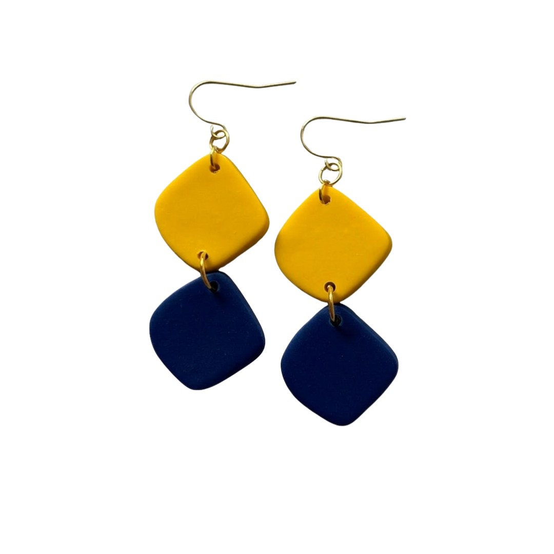 Sweet Tree Ellison, handcrafted polymer clay earrings