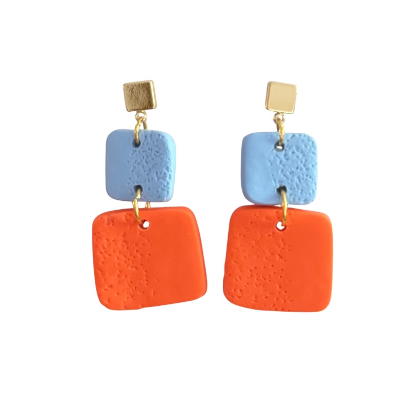 Sweet Tree Leah, handcrafted polymer clay earrings