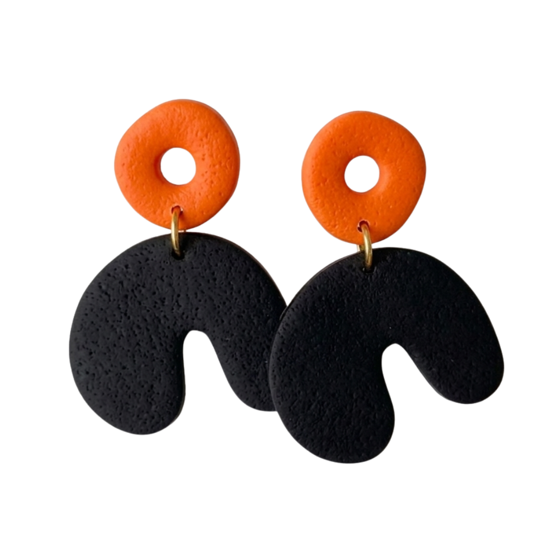 Sweet Tree Cadee, handcrafted polymer clay earrings