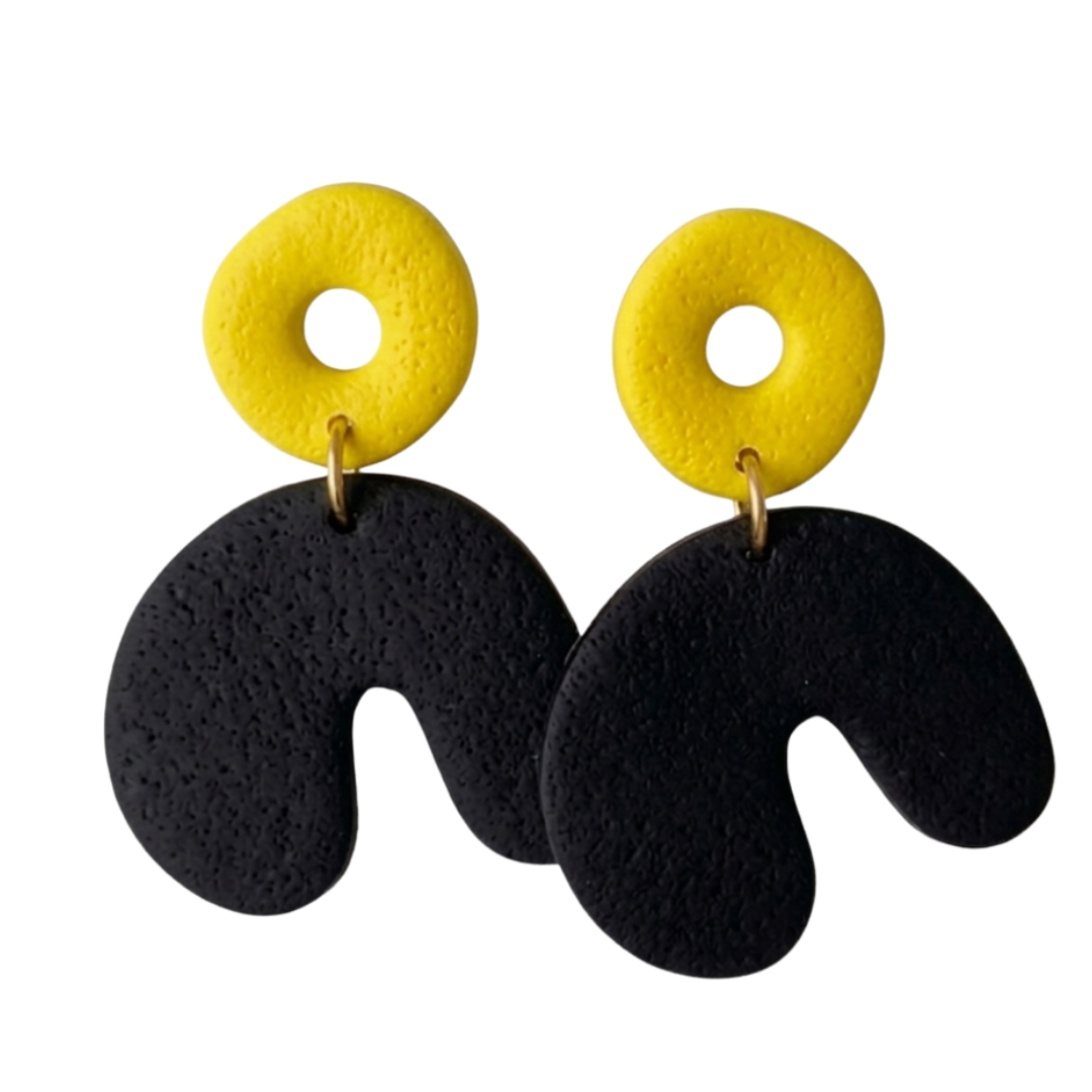 Sweet Tree Cadee, handcrafted polymer clay earrings