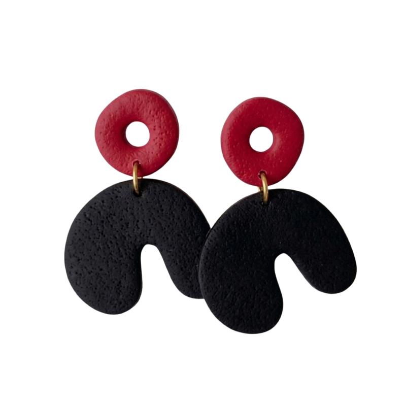 Sweet Tree Cadee, handcrafted polymer clay earrings