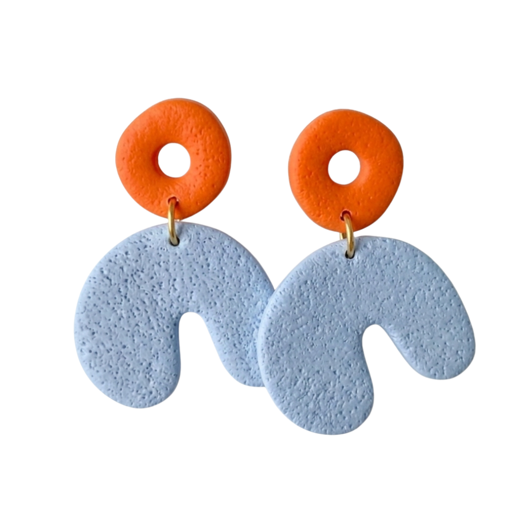 Sweet Tree Cadee, handcrafted polymer clay earrings