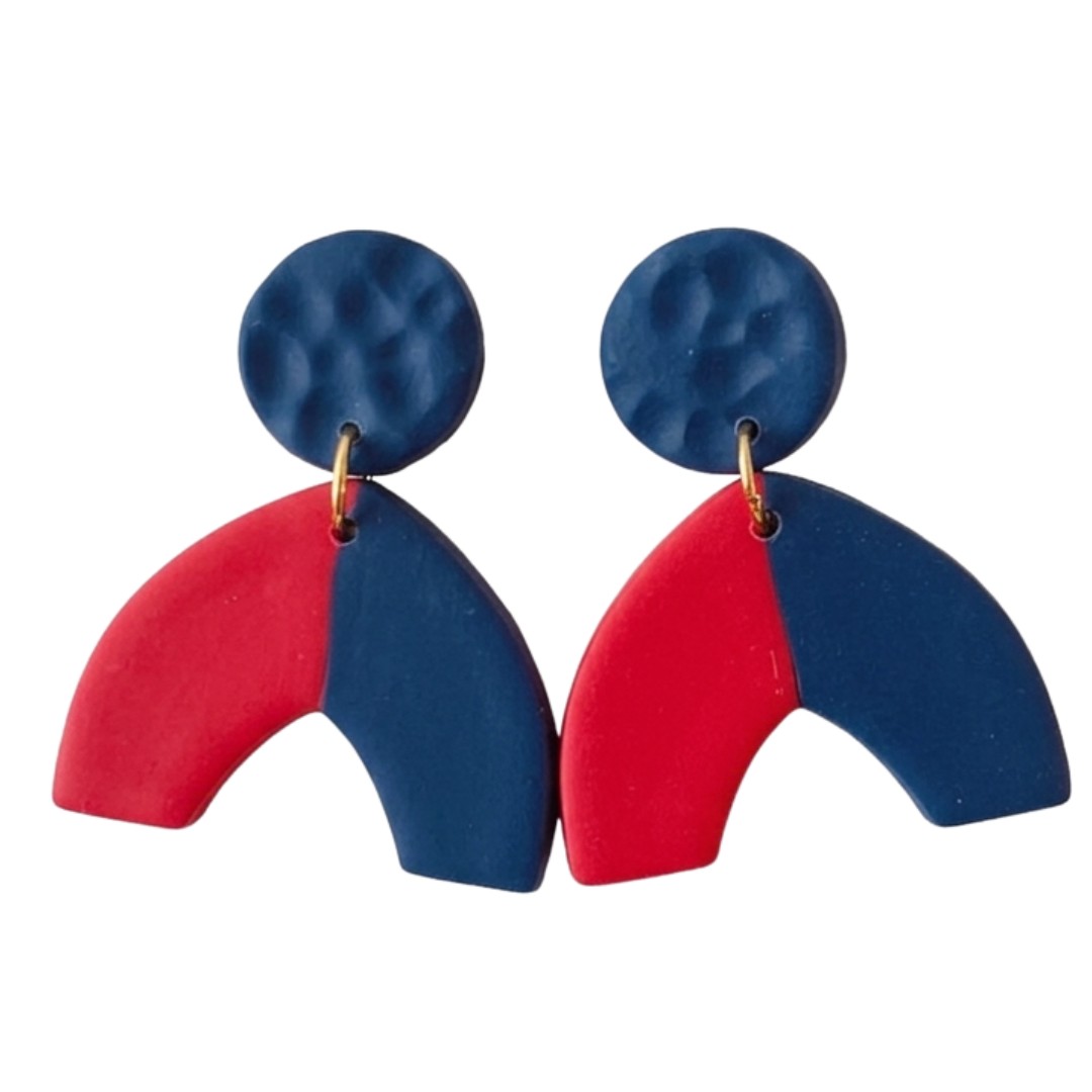 Sweet Tree Addyson, handcrafted polymer clay earrings