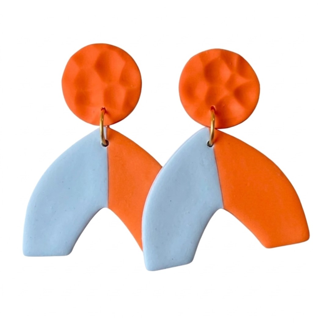 Sweet Tree Addyson, handcrafted polymer clay earrings