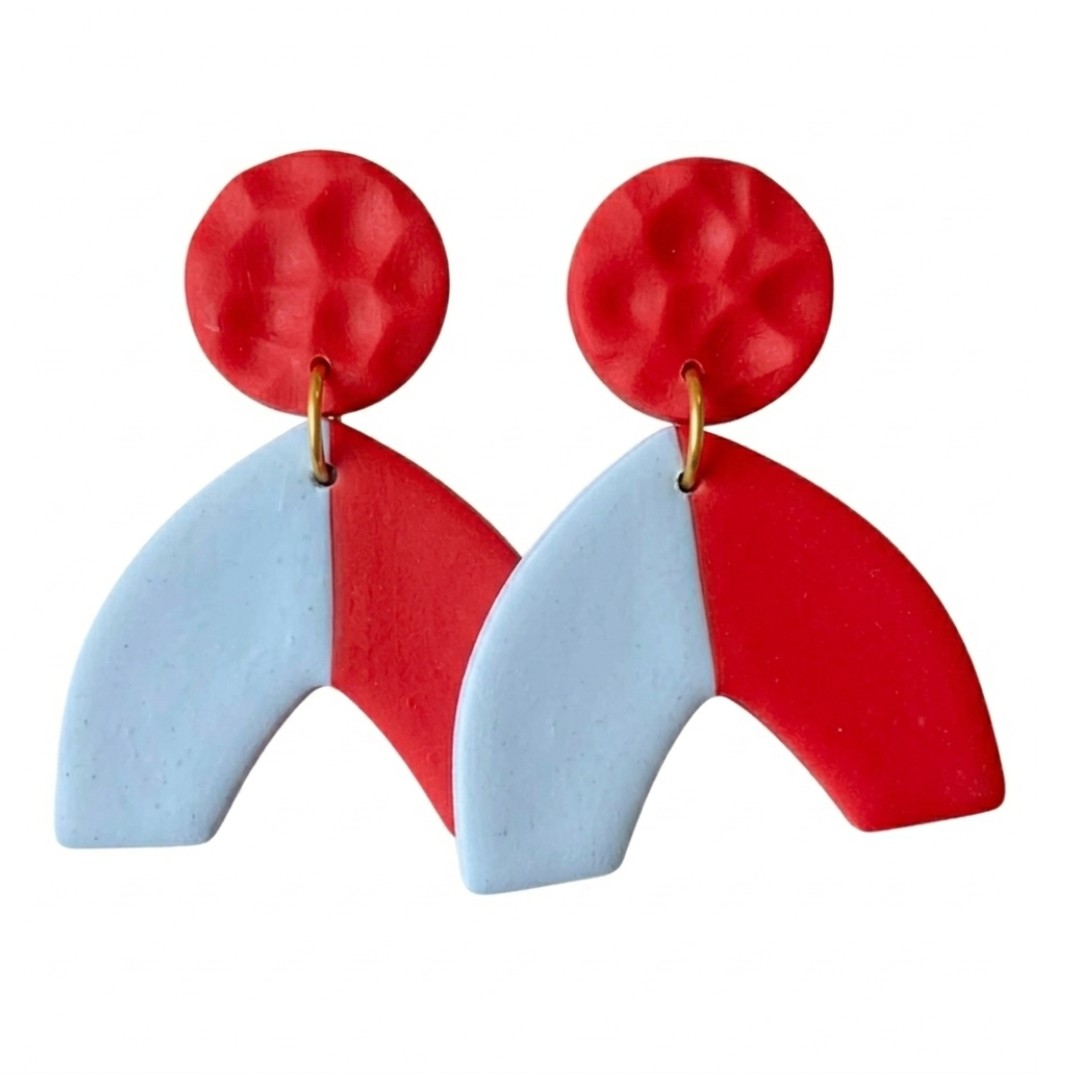 Sweet Tree Addyson, handcrafted polymer clay earrings