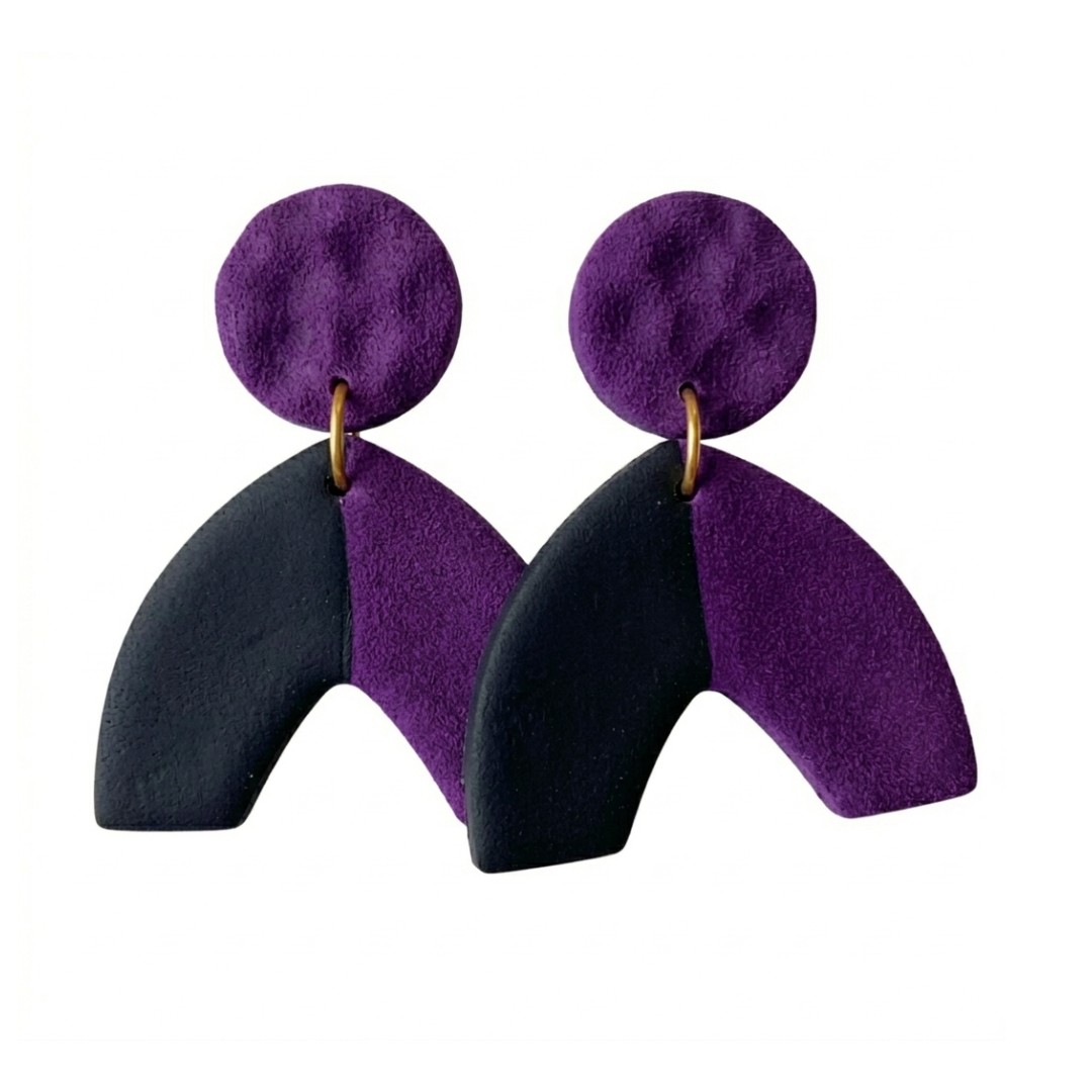 Sweet Tree Addyson, handcrafted polymer clay earrings