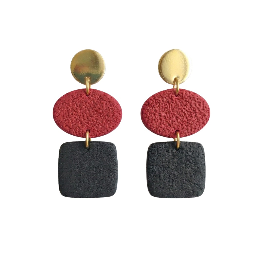 Sweet Tree Ann, handcrafted polymer clay earrings