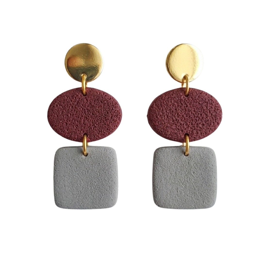 Sweet Tree Ann, handcrafted polymer clay earrings