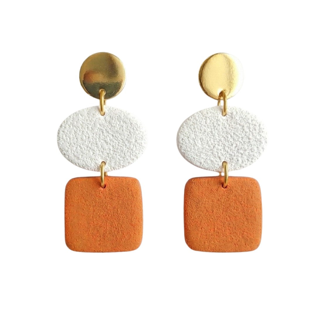 Sweet Tree Ann, handcrafted polymer clay earrings