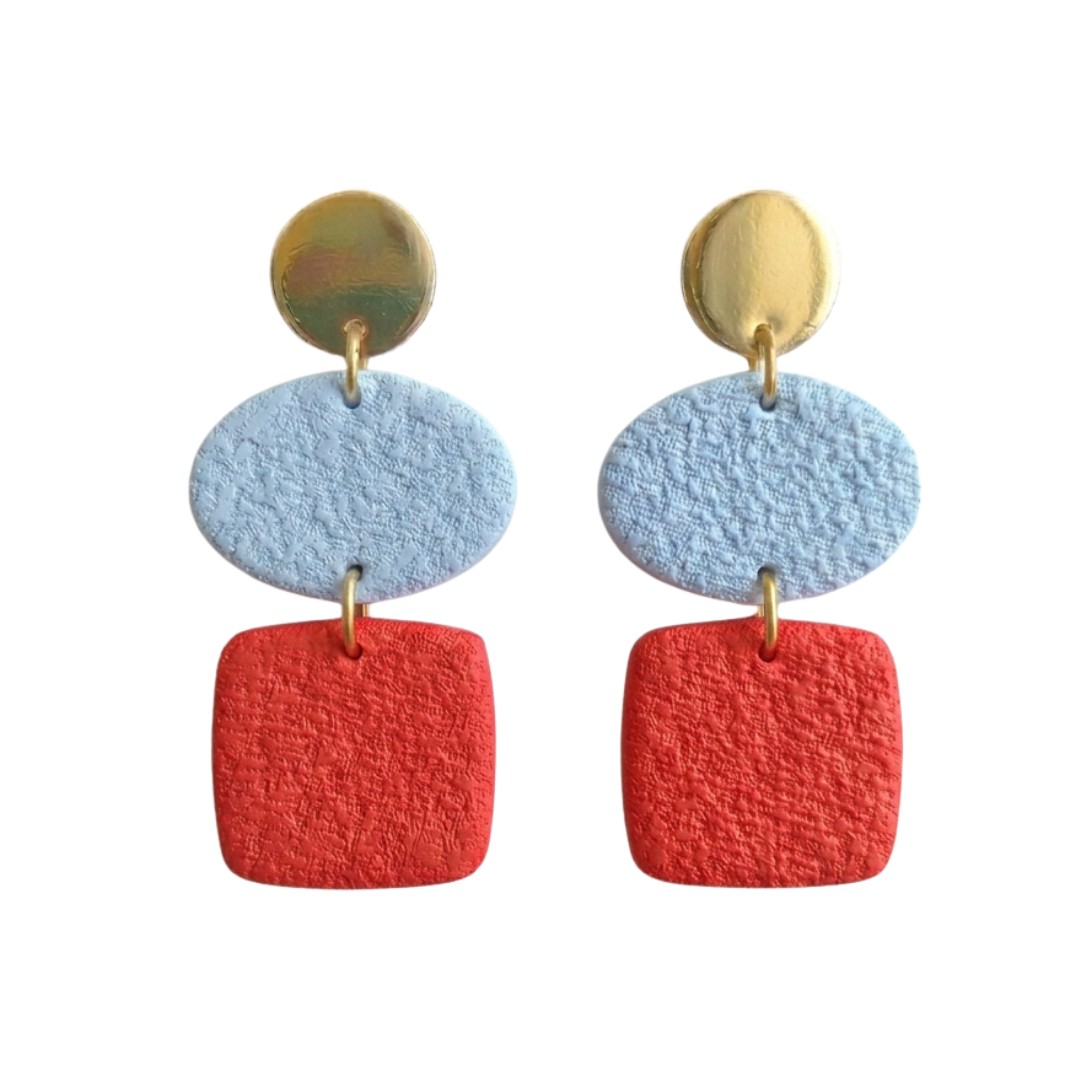 Sweet Tree Ann, handcrafted polymer clay earrings