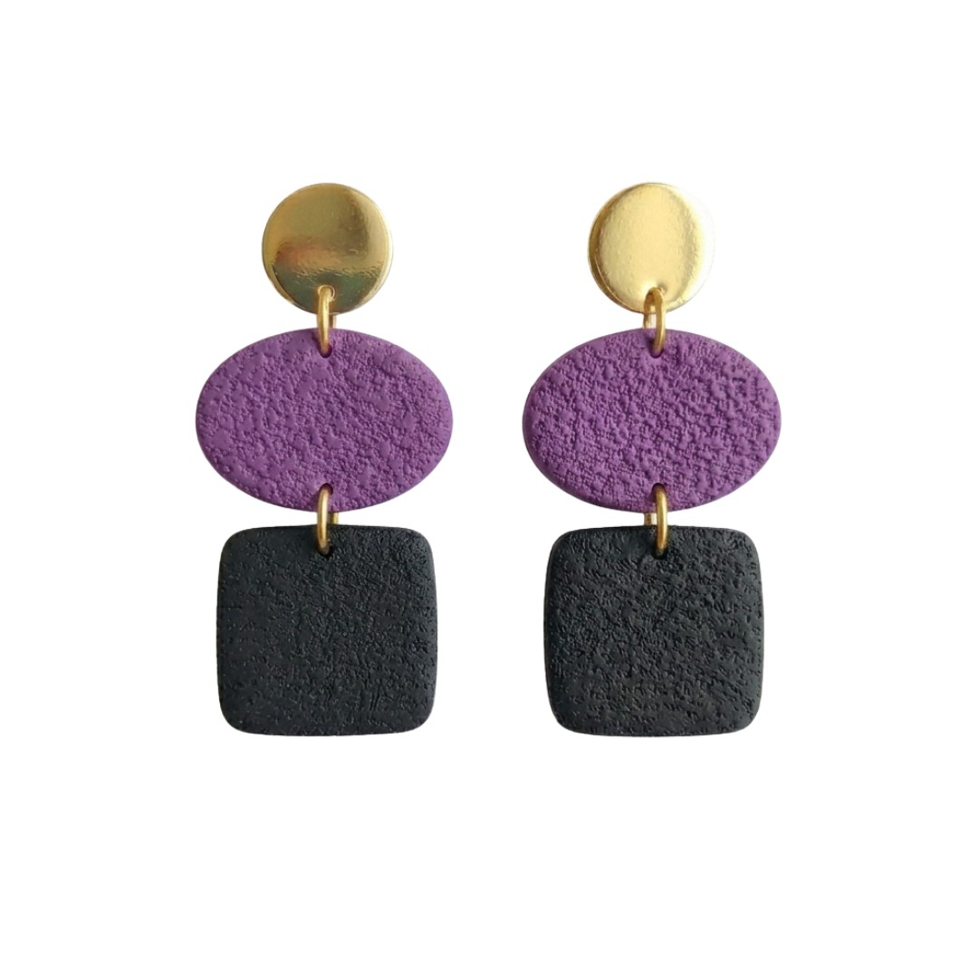 Sweet Tree Ann, handcrafted polymer clay earrings