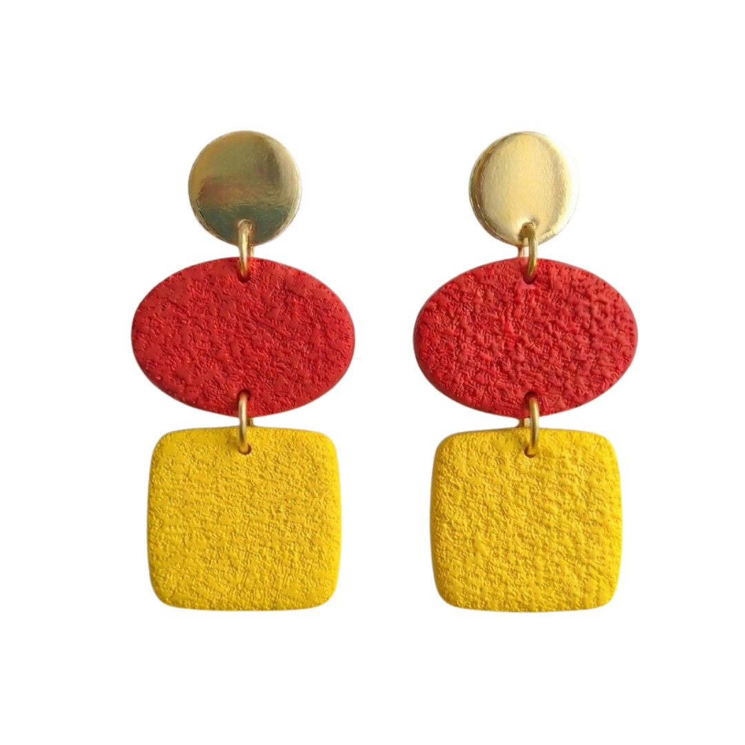 Sweet Tree Ann, handcrafted polymer clay earrings
