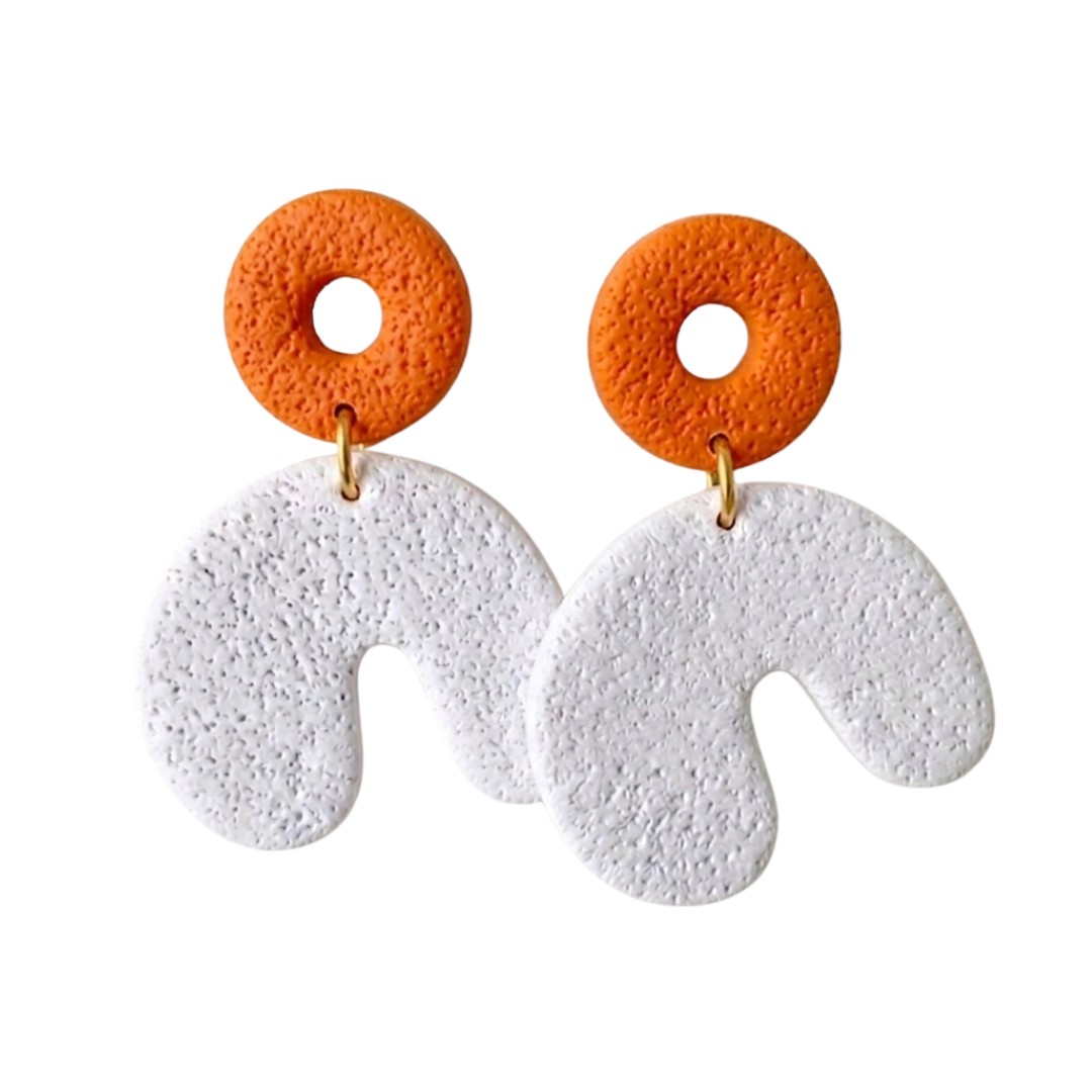 Sweet Tree Cadee, handcrafted polymer clay earrings