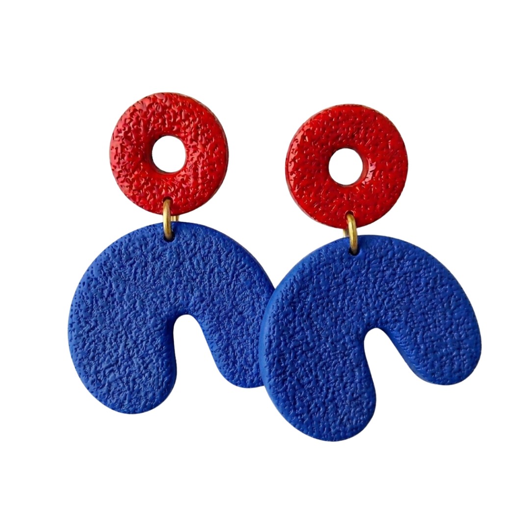 Sweet Tree Cadee, handcrafted polymer clay earrings