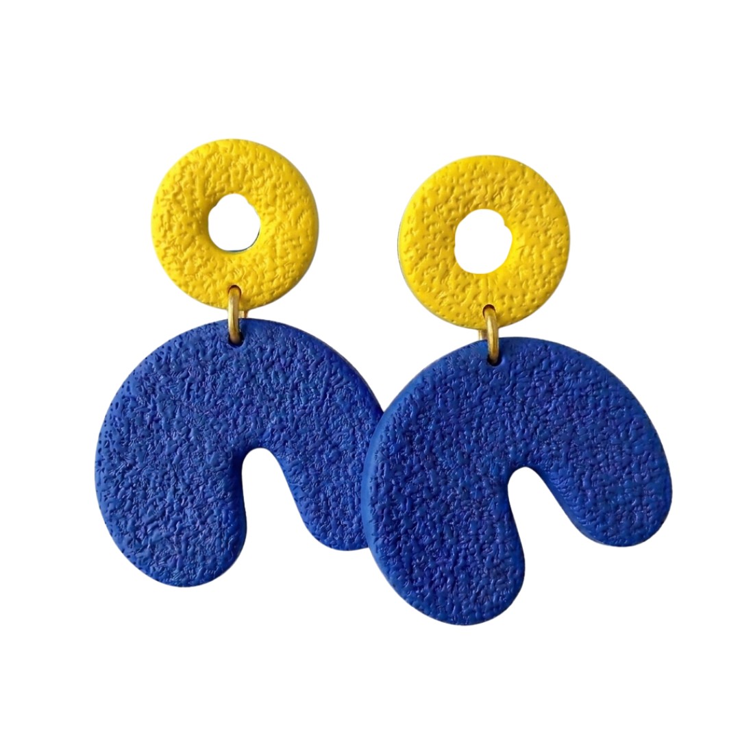 Sweet Tree Cadee, handcrafted polymer clay earrings