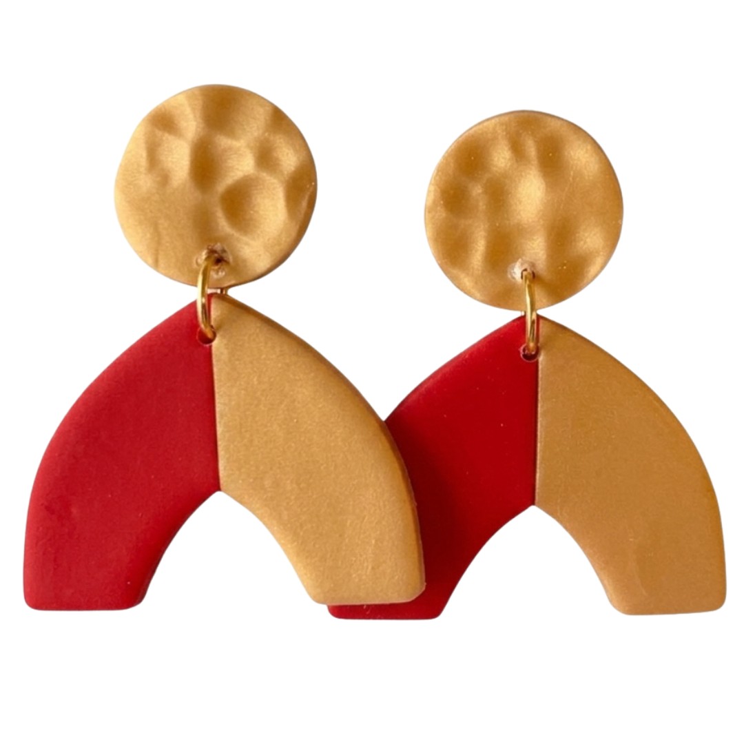 Sweet Tree Addyson, handcrafted polymer clay earrings