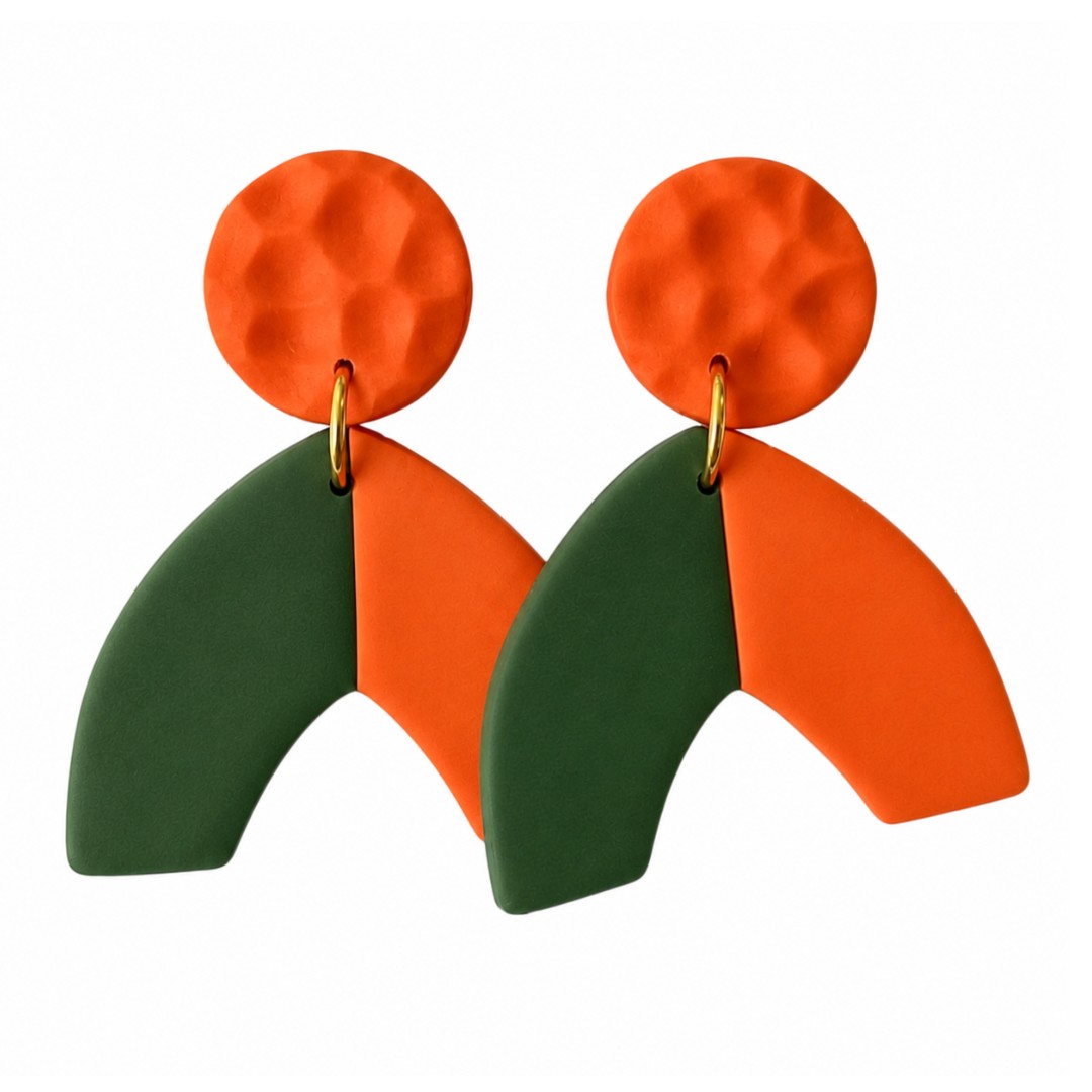 Sweet Tree Addyson, handcrafted polymer clay earrings