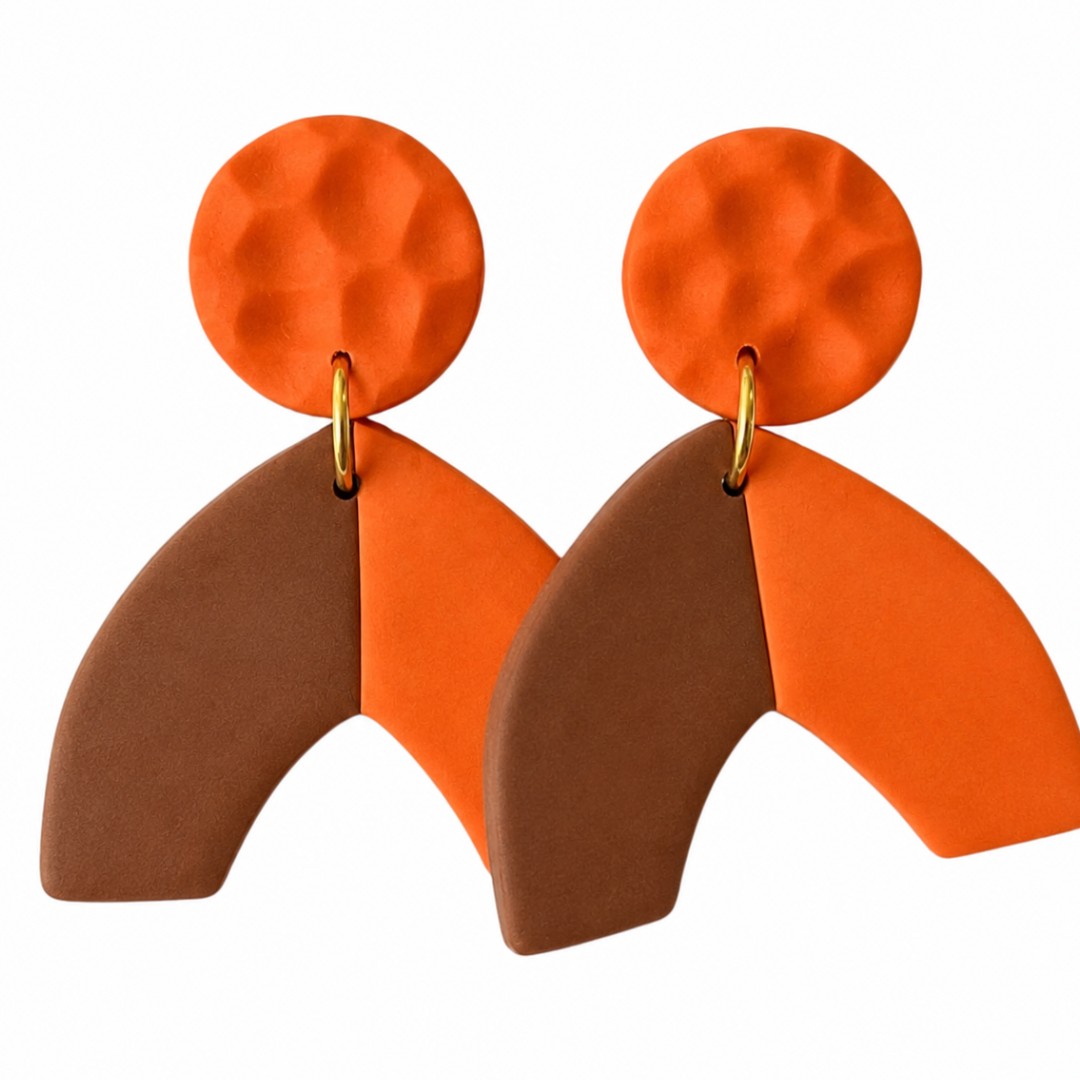 Sweet Tree Addyson, handcrafted polymer clay earrings