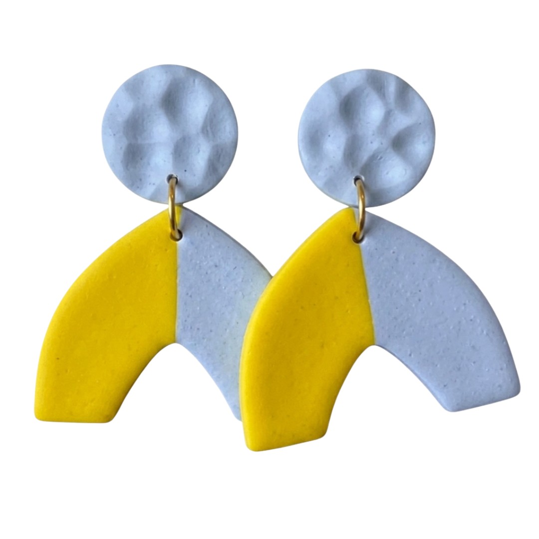 Sweet Tree Addyson, handcrafted polymer clay earrings